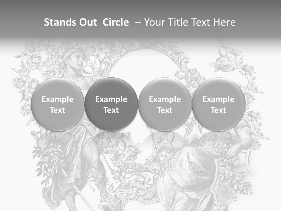 Ornament Graphic Art PowerPoint Template