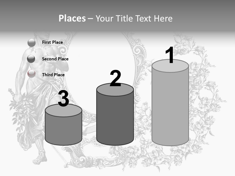 Art Engraving Gladiator PowerPoint Template