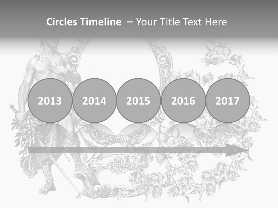 Art Engraving Gladiator PowerPoint Template