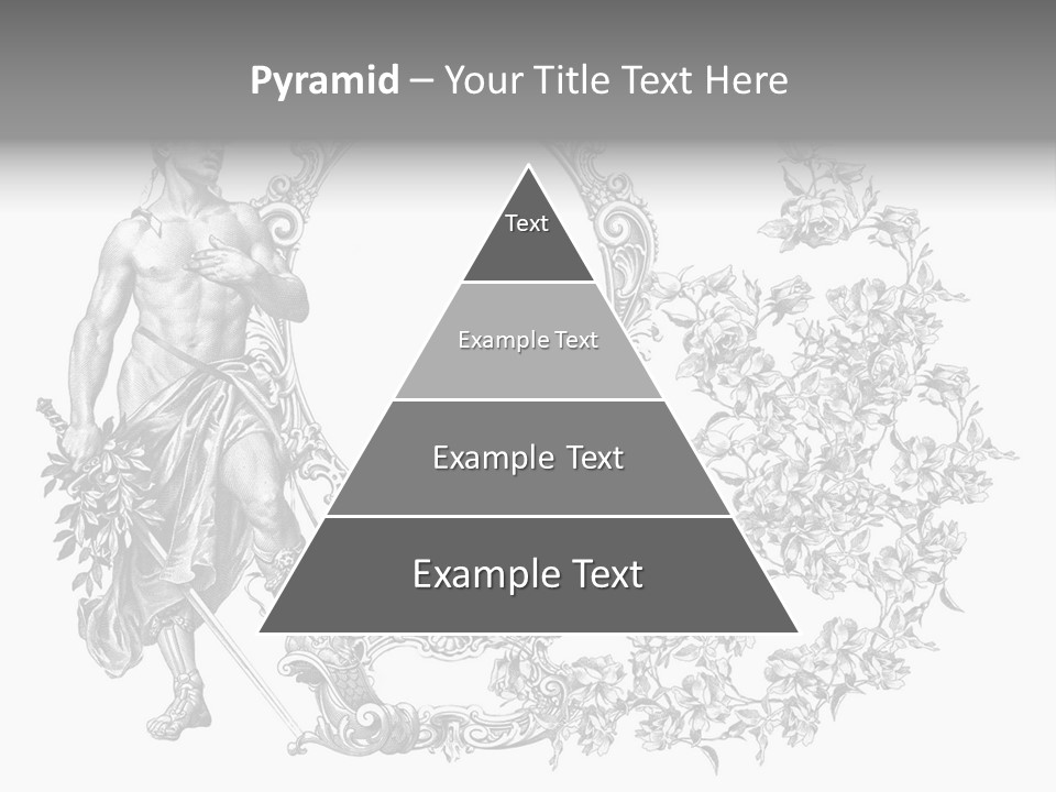 Art Engraving Gladiator PowerPoint Template