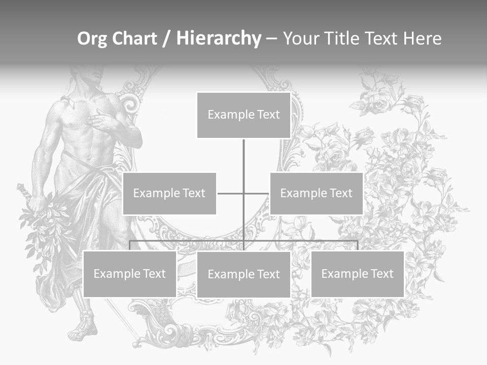 Art Engraving Gladiator PowerPoint Template