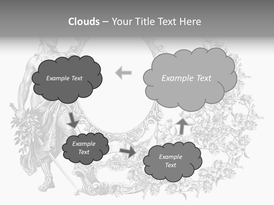 Art Engraving Gladiator PowerPoint Template