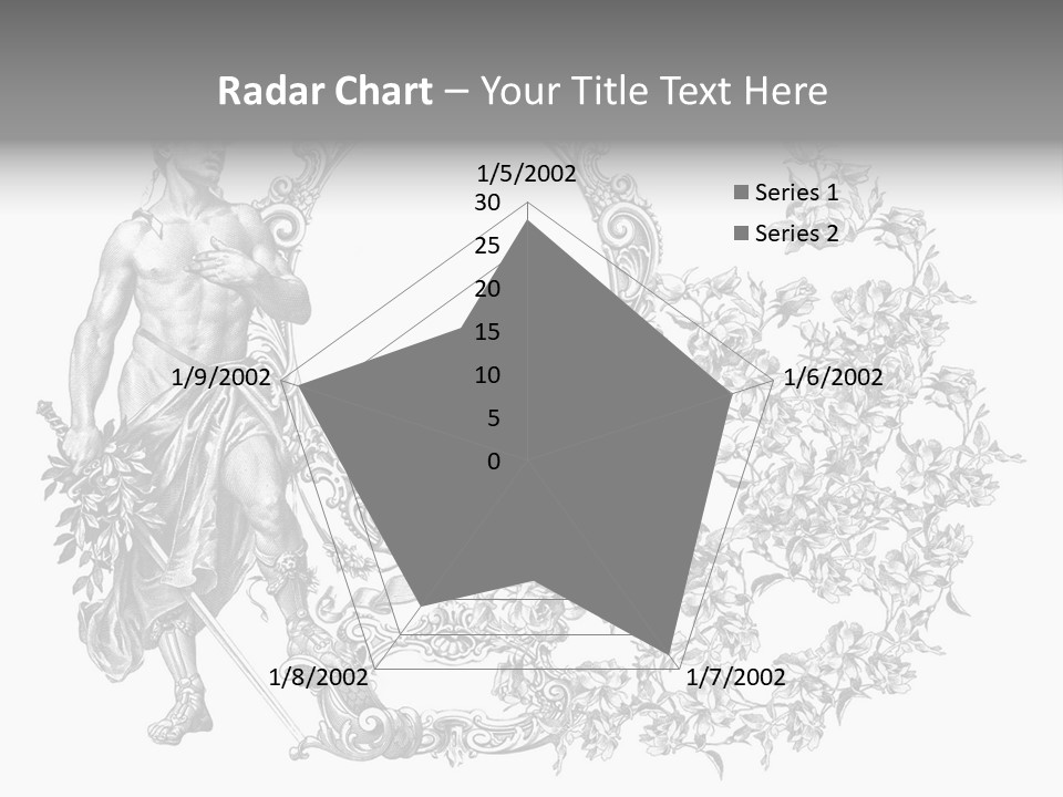 Art Engraving Gladiator PowerPoint Template