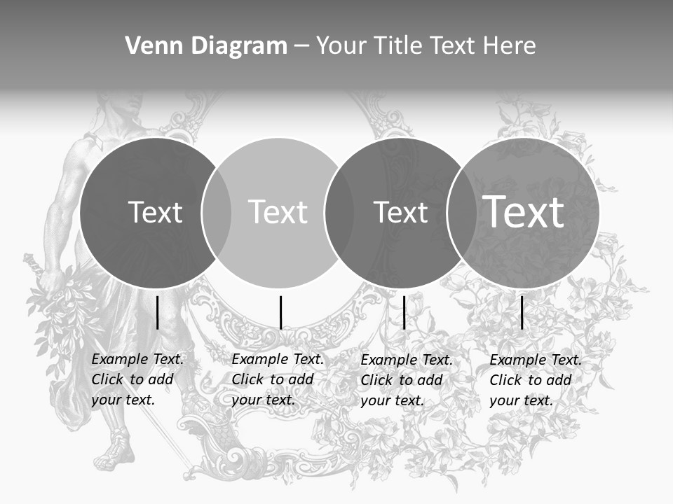 Art Engraving Gladiator PowerPoint Template