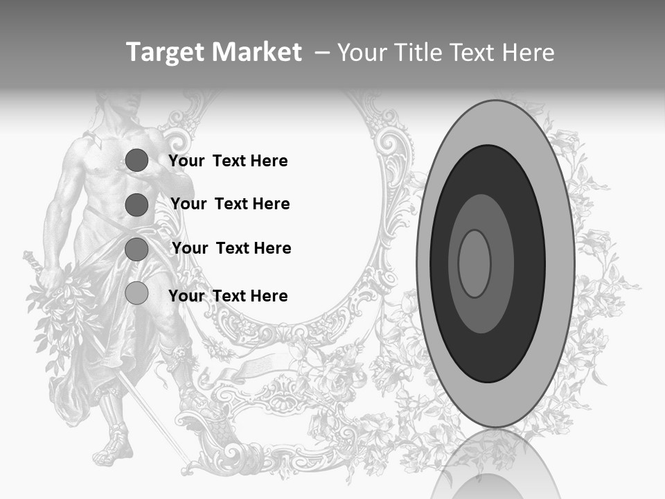 Art Engraving Gladiator PowerPoint Template