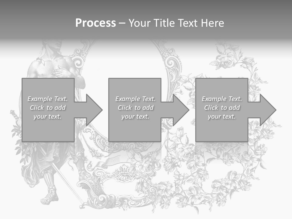 Art Engraving Gladiator PowerPoint Template