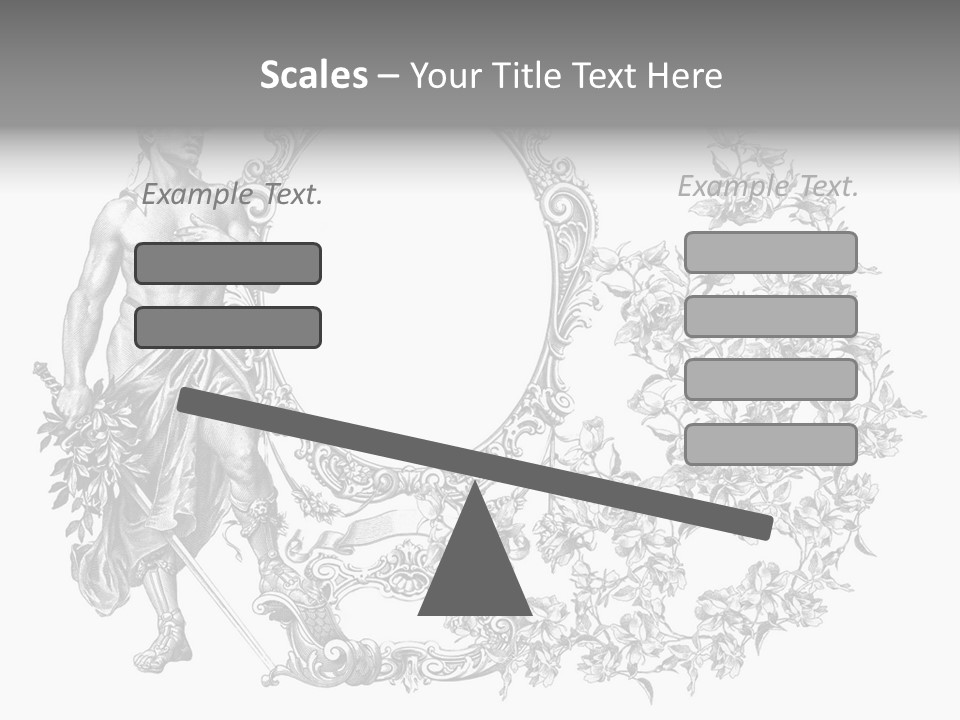 Art Engraving Gladiator PowerPoint Template