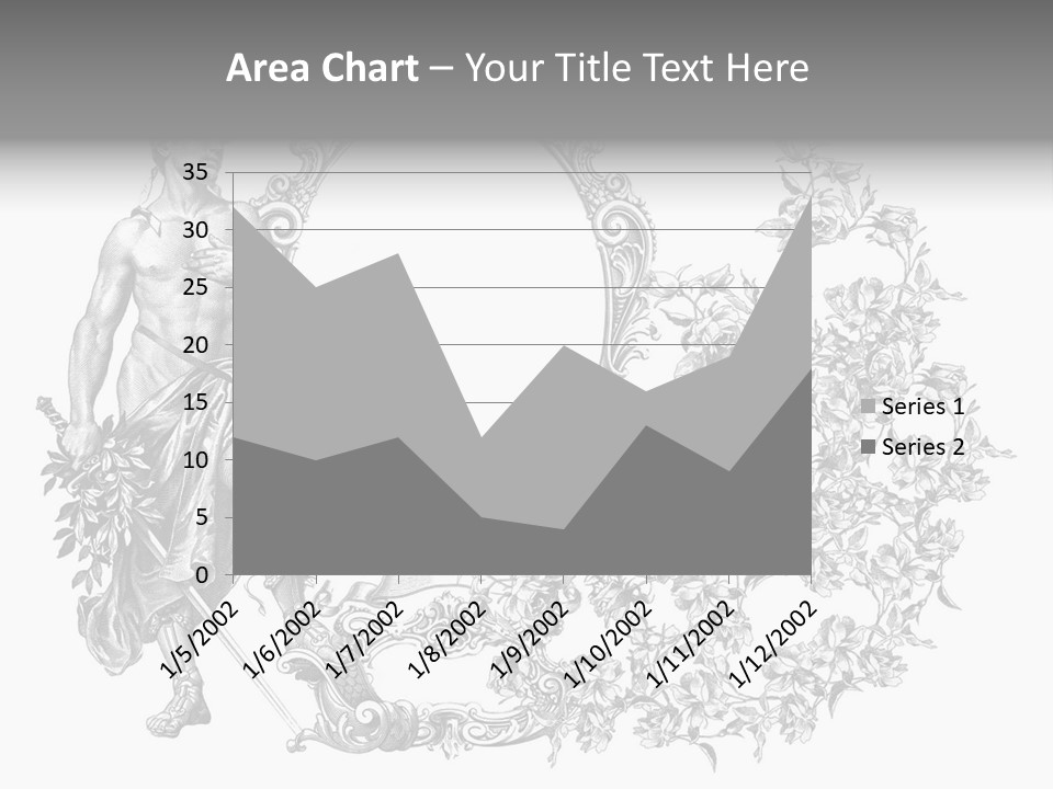 Art Engraving Gladiator PowerPoint Template