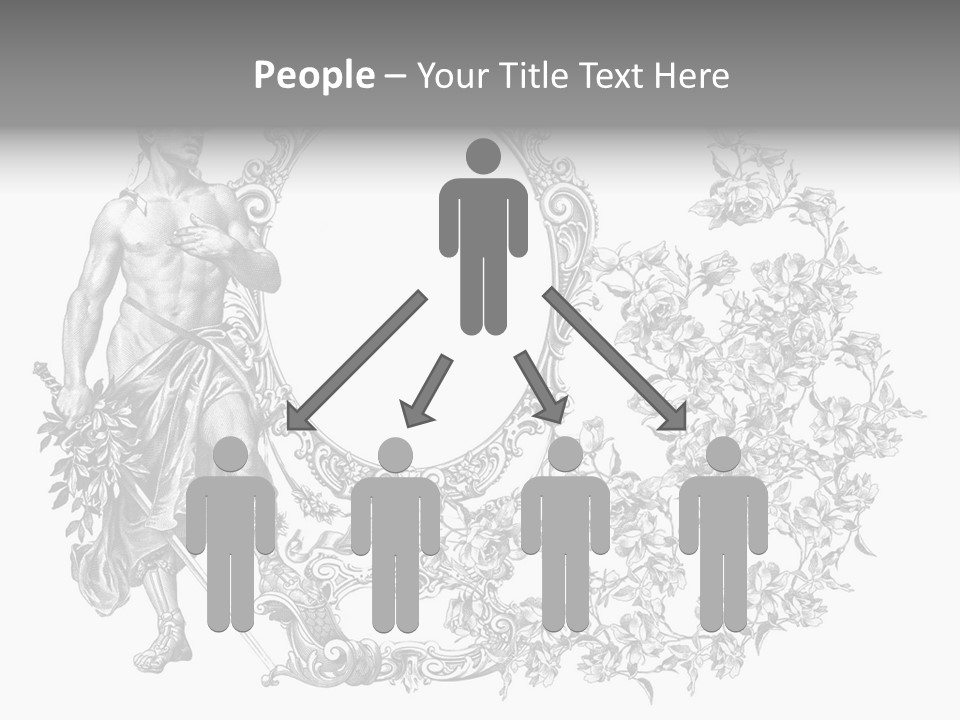 Art Engraving Gladiator PowerPoint Template