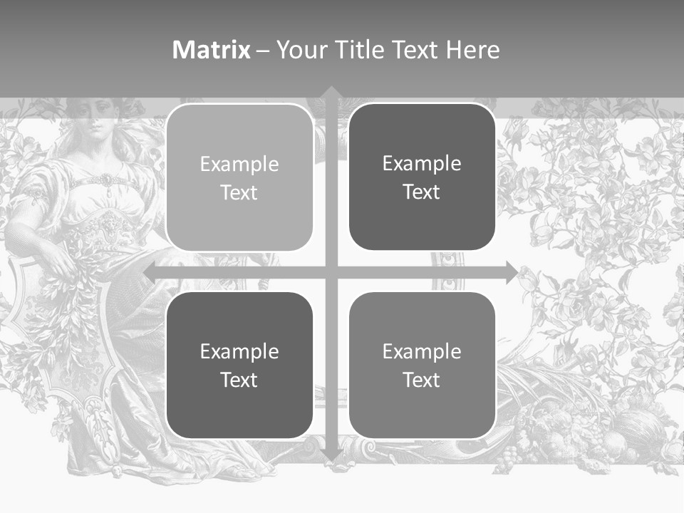 Classical Emblem Popular PowerPoint Template