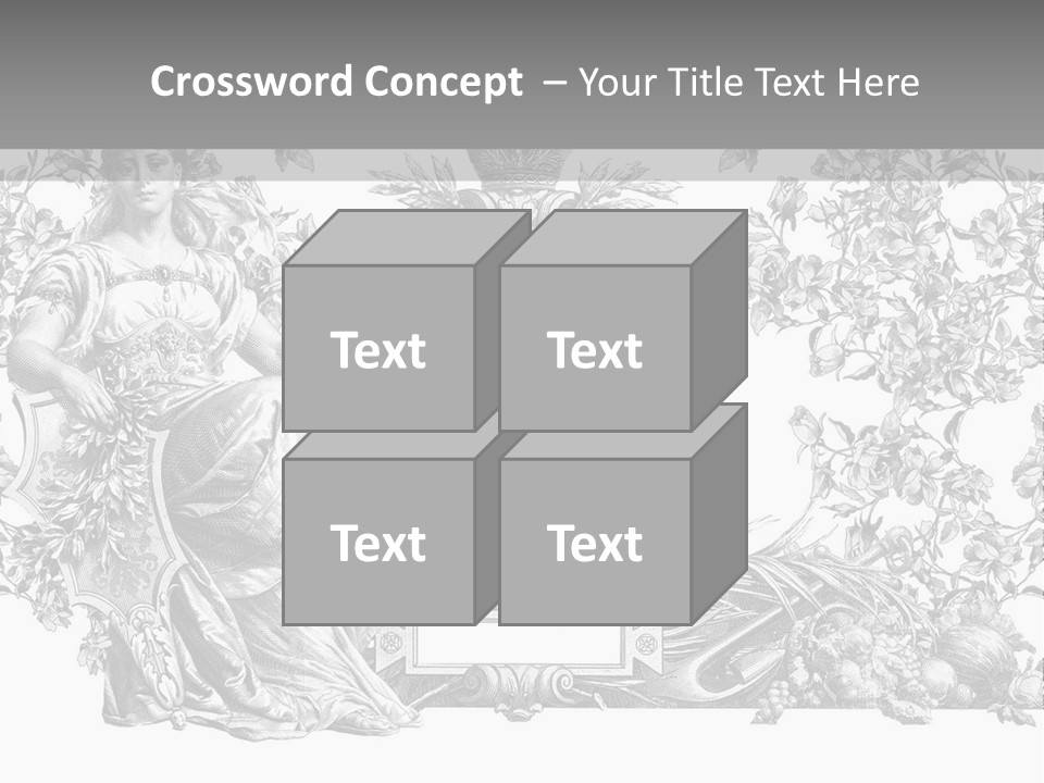 Classical Emblem Popular PowerPoint Template