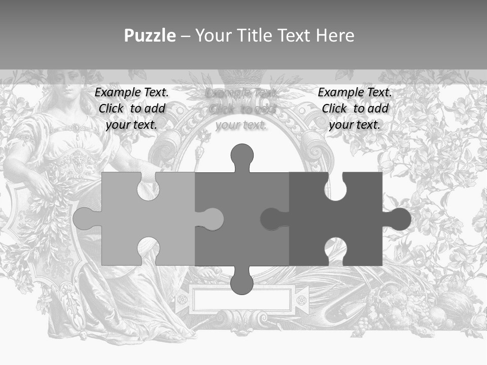 Classical Emblem Popular PowerPoint Template