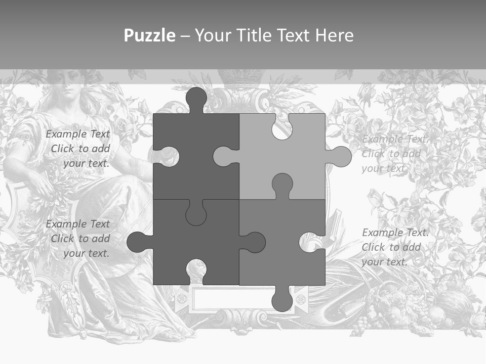 Classical Emblem Popular PowerPoint Template