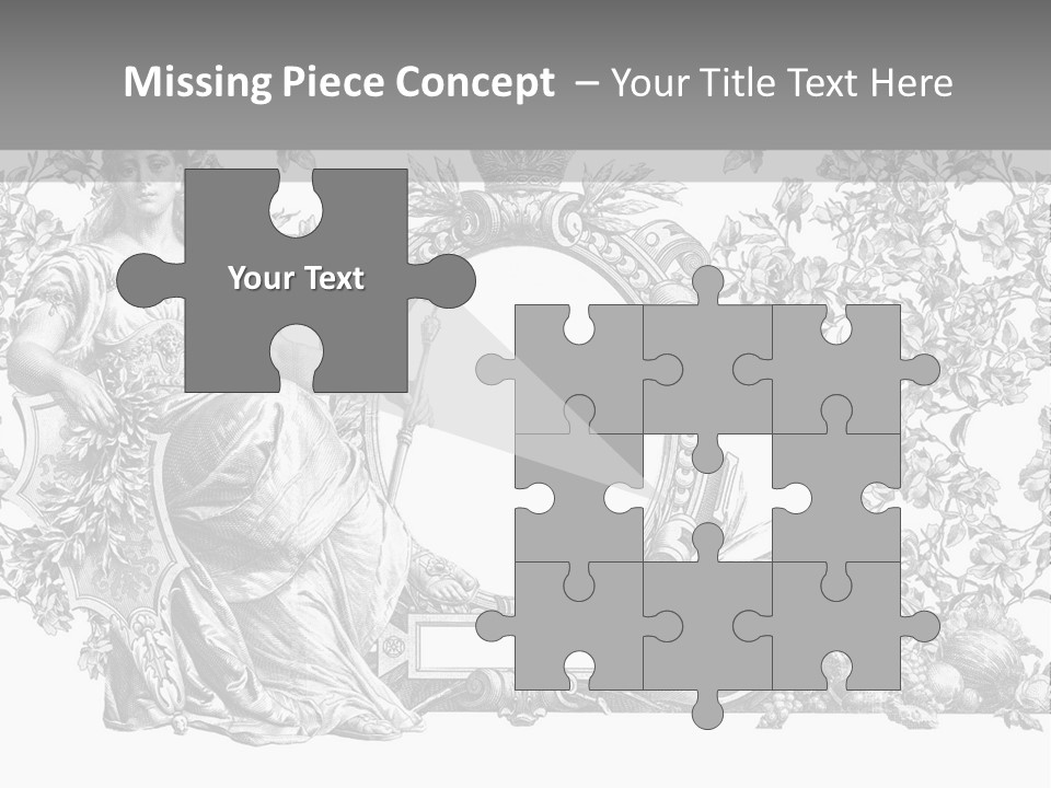 Classical Emblem Popular PowerPoint Template