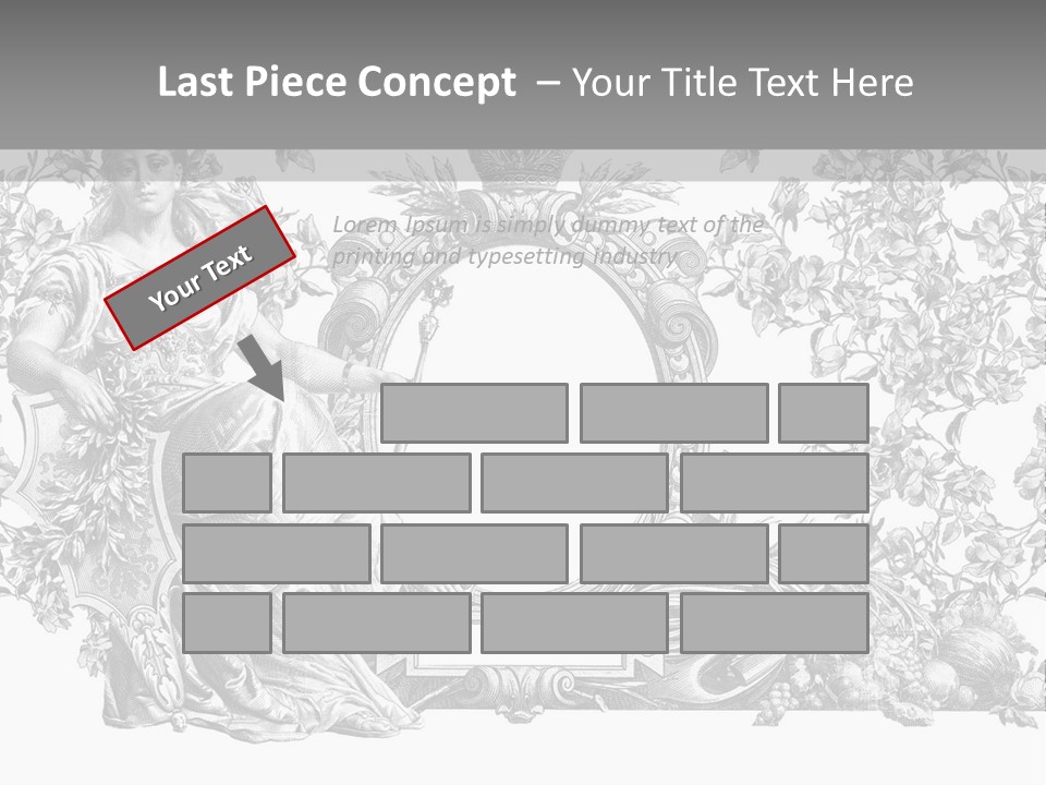 Classical Emblem Popular PowerPoint Template