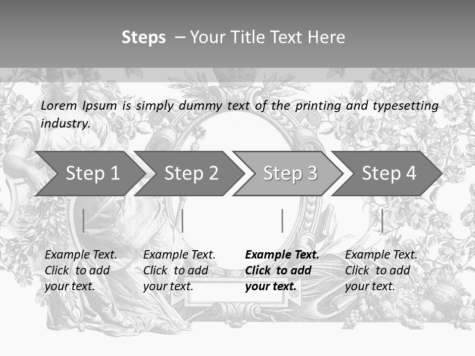 Classical Emblem Popular PowerPoint Template