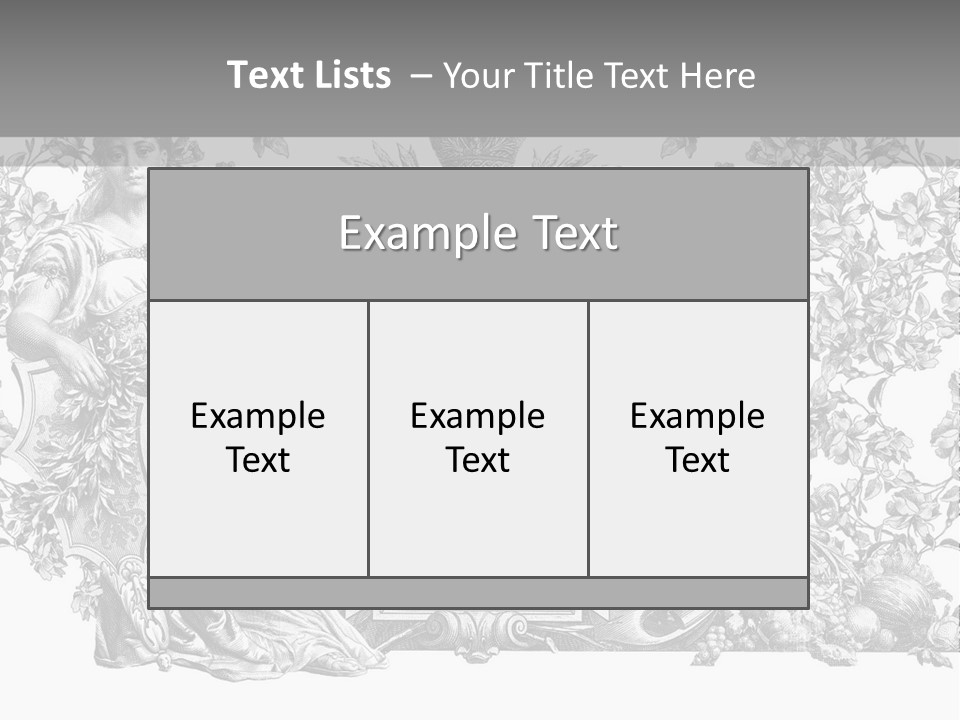 Classical Emblem Popular PowerPoint Template