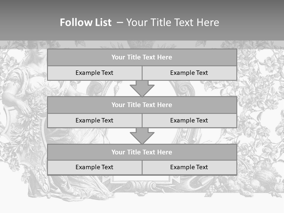 Classical Emblem Popular PowerPoint Template