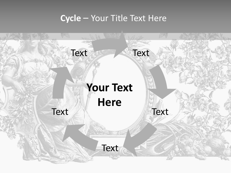 Classical Emblem Popular PowerPoint Template
