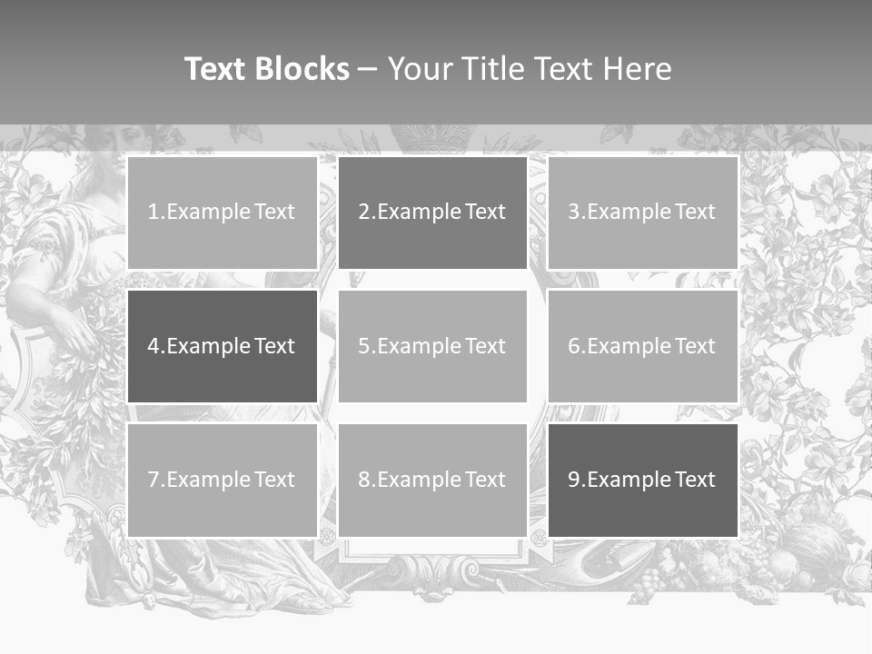 Classical Emblem Popular PowerPoint Template
