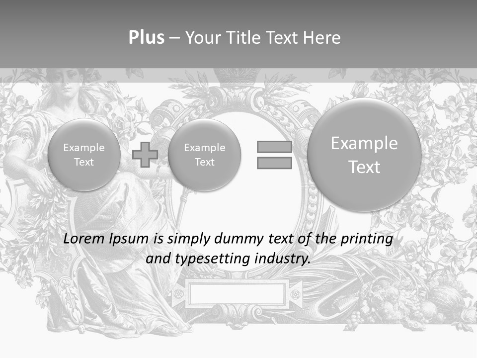 Classical Emblem Popular PowerPoint Template