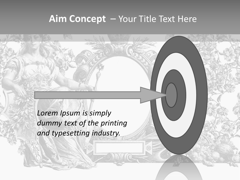 Classical Emblem Popular PowerPoint Template