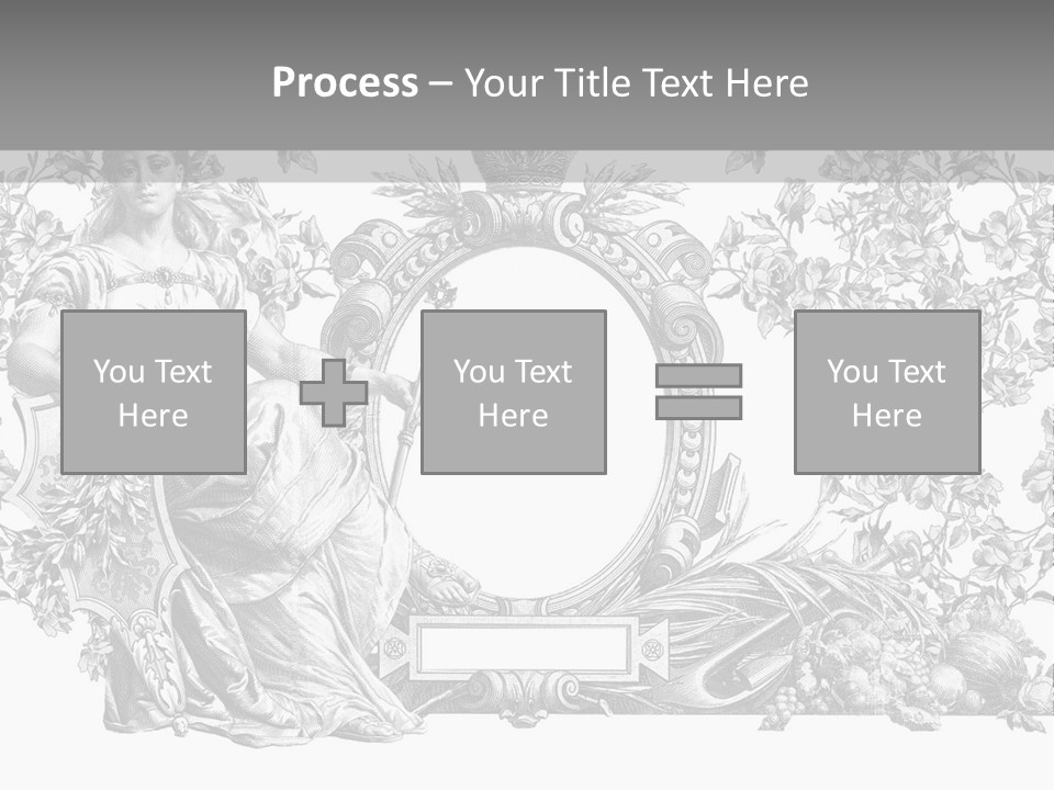 Classical Emblem Popular PowerPoint Template