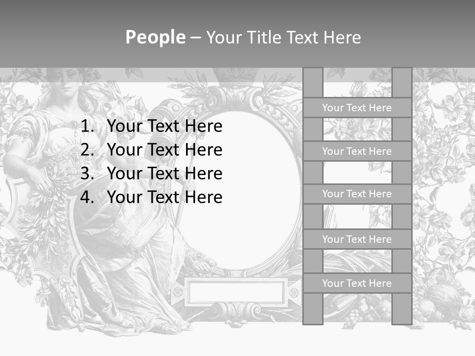 Classical Emblem Popular PowerPoint Template