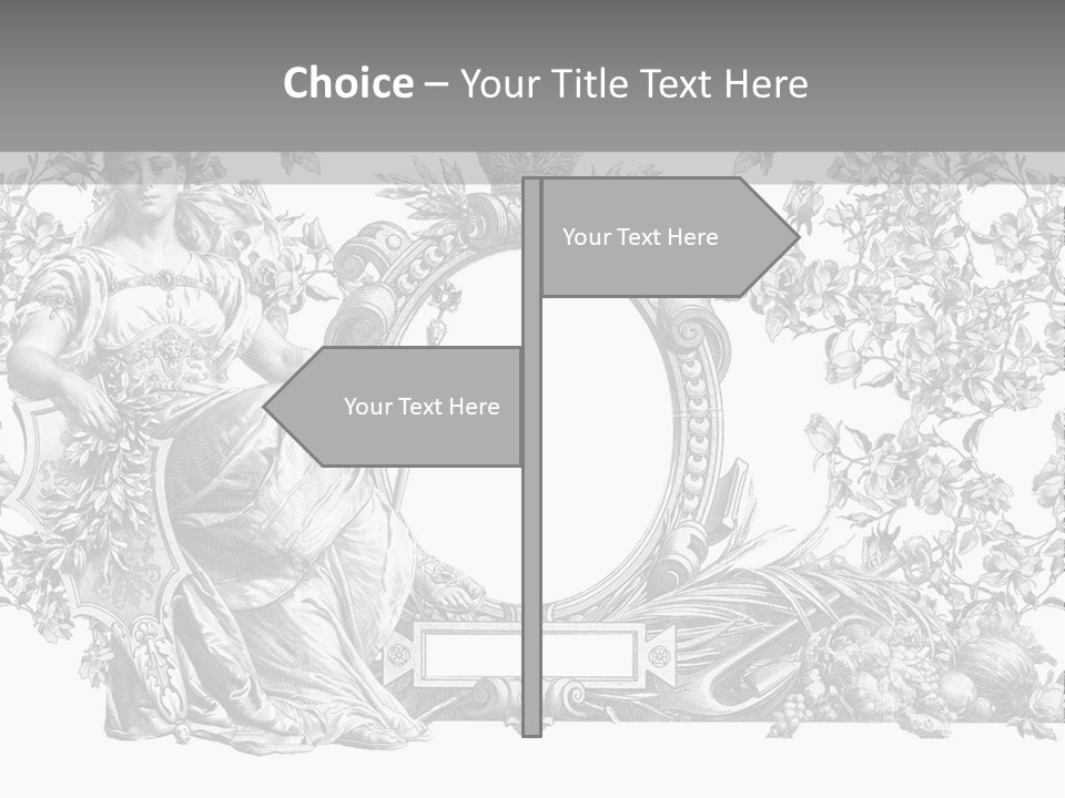 Classical Emblem Popular PowerPoint Template