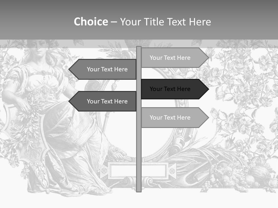 Classical Emblem Popular PowerPoint Template