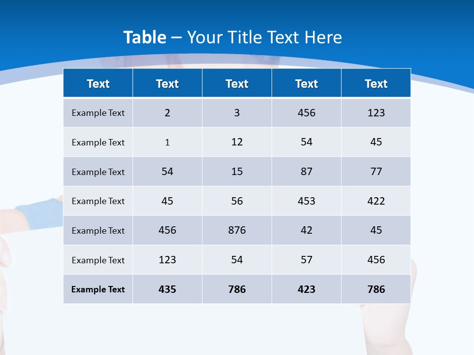 Girl Blank Presenting PowerPoint Template