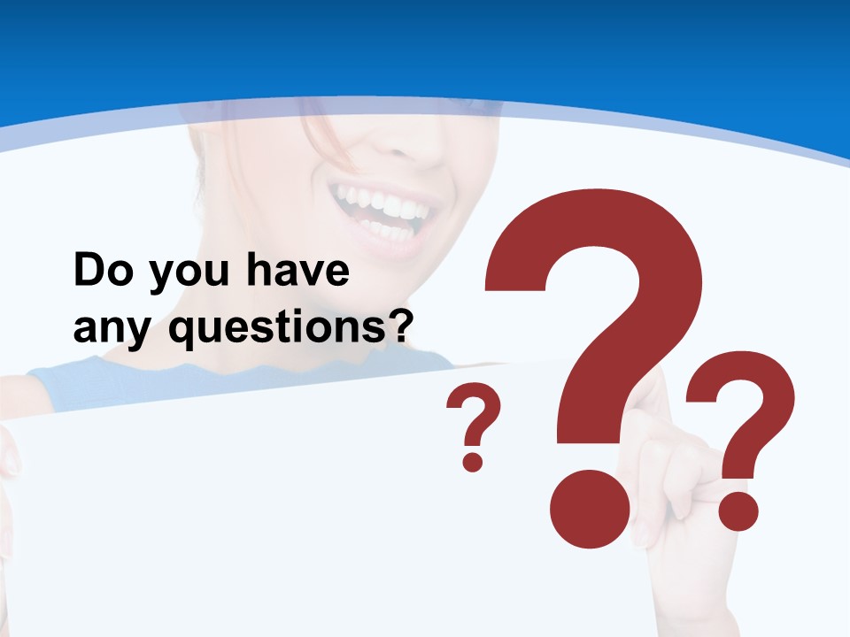 Girl Blank Presenting PowerPoint Template