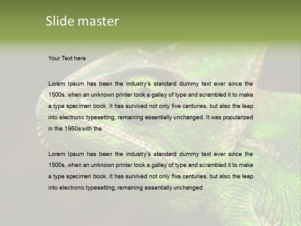 Green Backgrounds Nature PowerPoint Template