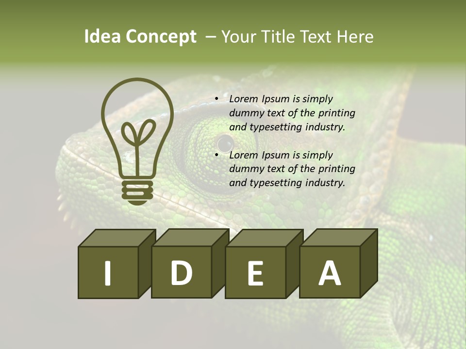 Green Backgrounds Nature PowerPoint Template