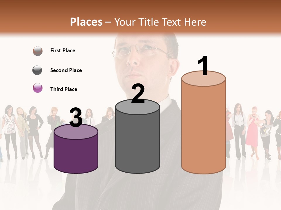 Friends Suit Concept PowerPoint Template