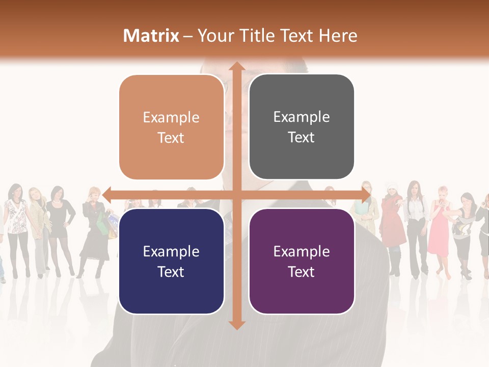 Friends Suit Concept PowerPoint Template