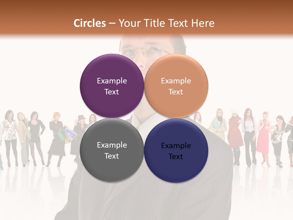 Friends Suit Concept PowerPoint Template