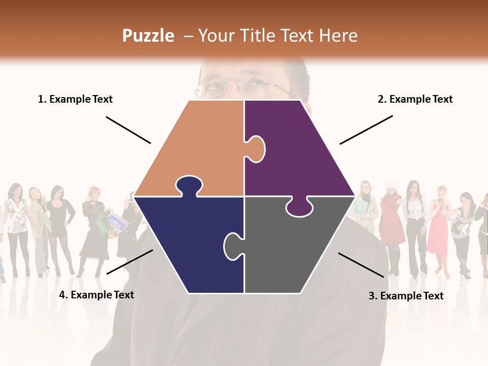 Friends Suit Concept PowerPoint Template