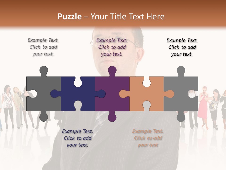 Friends Suit Concept PowerPoint Template