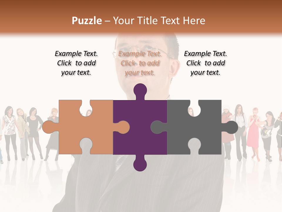 Friends Suit Concept PowerPoint Template