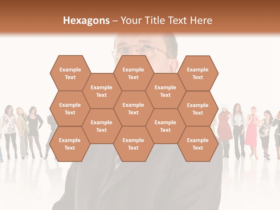 Friends Suit Concept PowerPoint Template