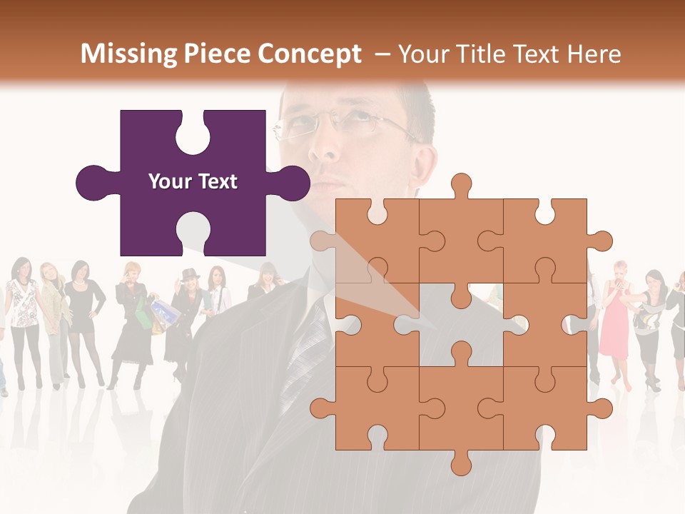 Friends Suit Concept PowerPoint Template