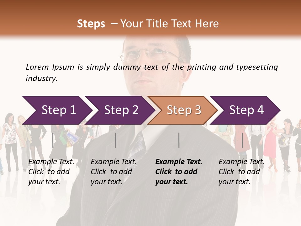 Friends Suit Concept PowerPoint Template