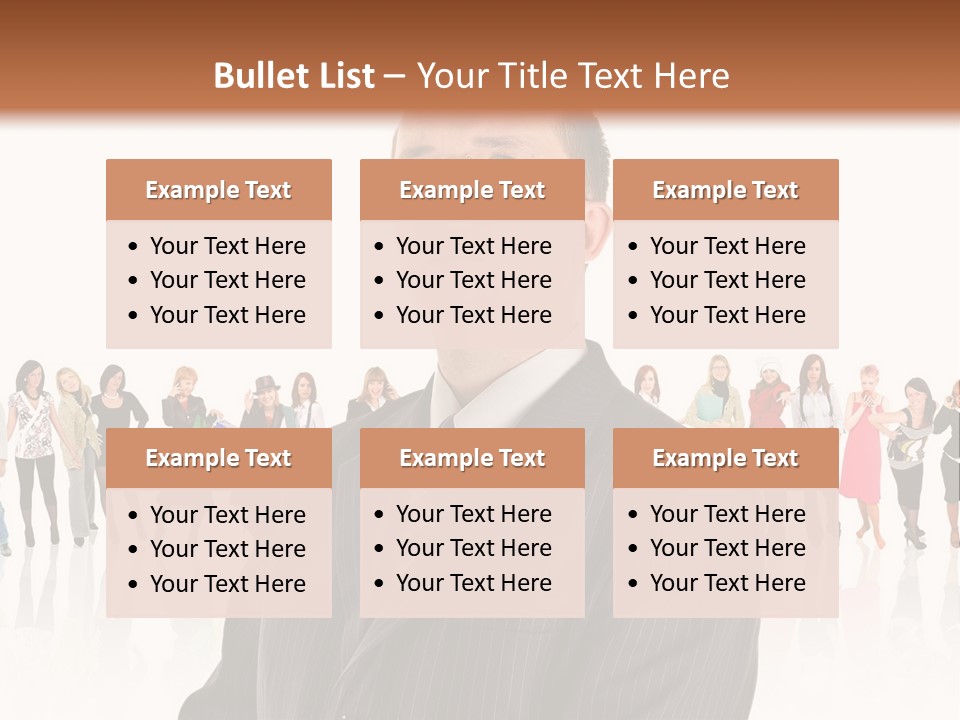 Friends Suit Concept PowerPoint Template