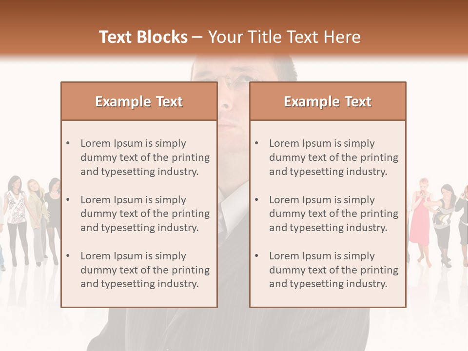 Friends Suit Concept PowerPoint Template
