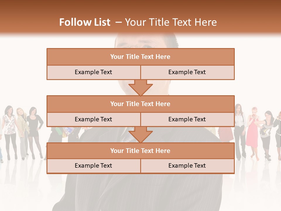 Friends Suit Concept PowerPoint Template