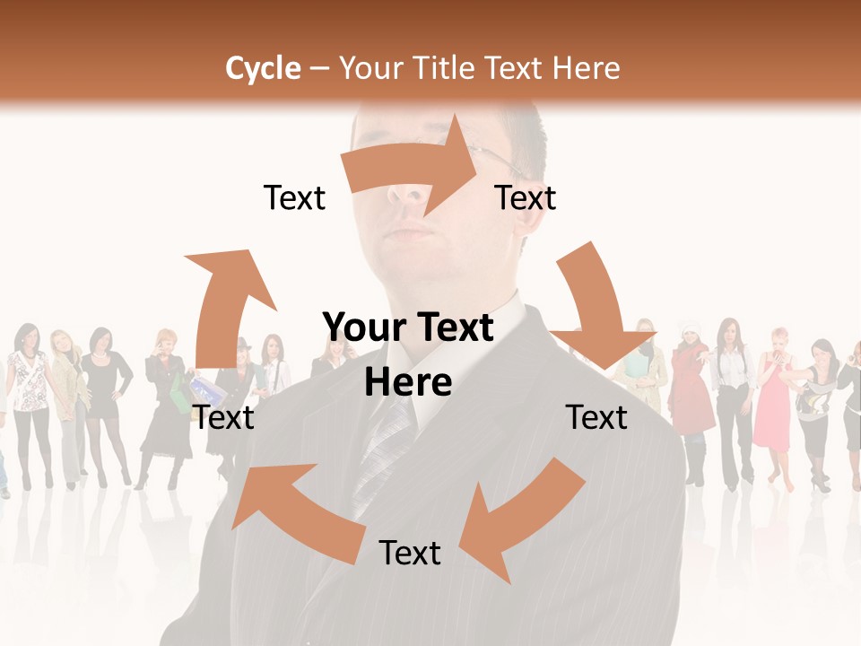 Friends Suit Concept PowerPoint Template