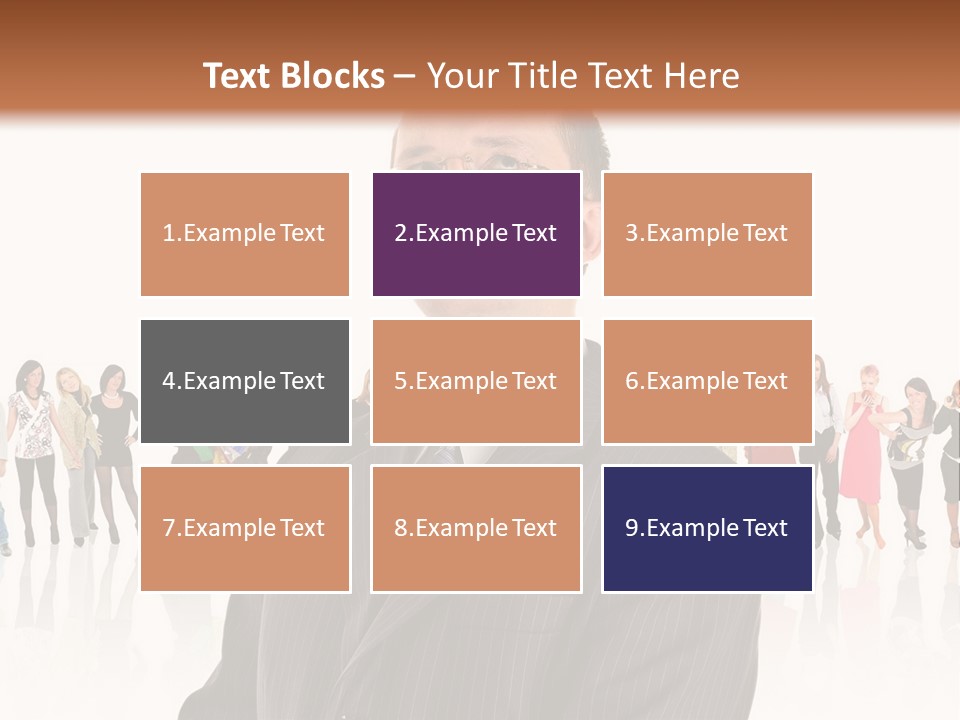 Friends Suit Concept PowerPoint Template