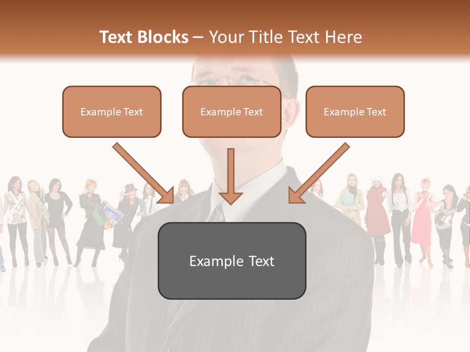 Friends Suit Concept PowerPoint Template