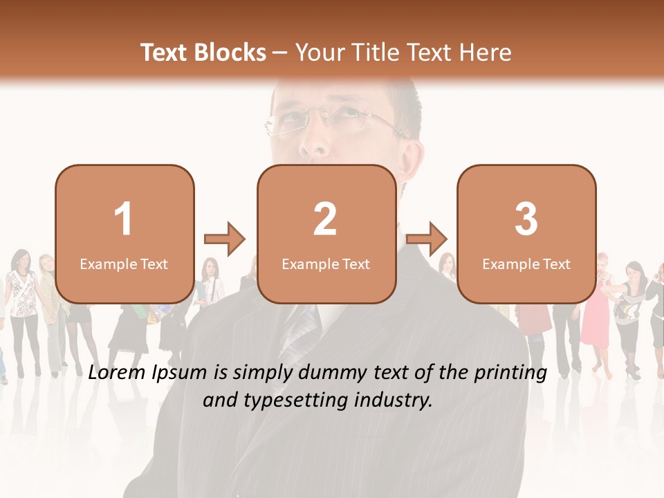 Friends Suit Concept PowerPoint Template
